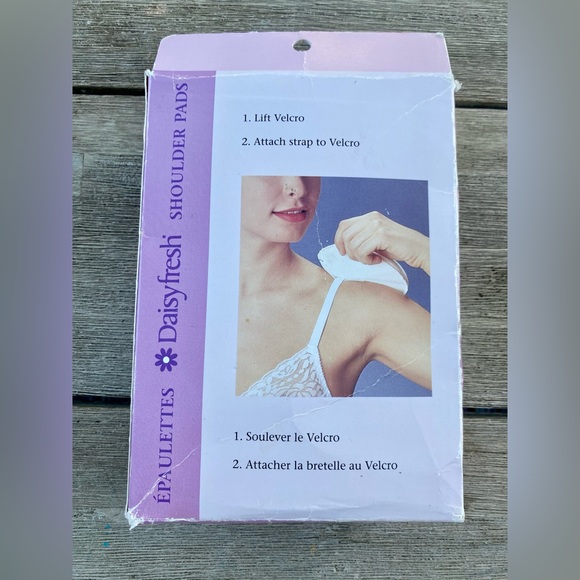 80s Shoulder Pads Daisy Fresh Removable - Picture 3 of 5